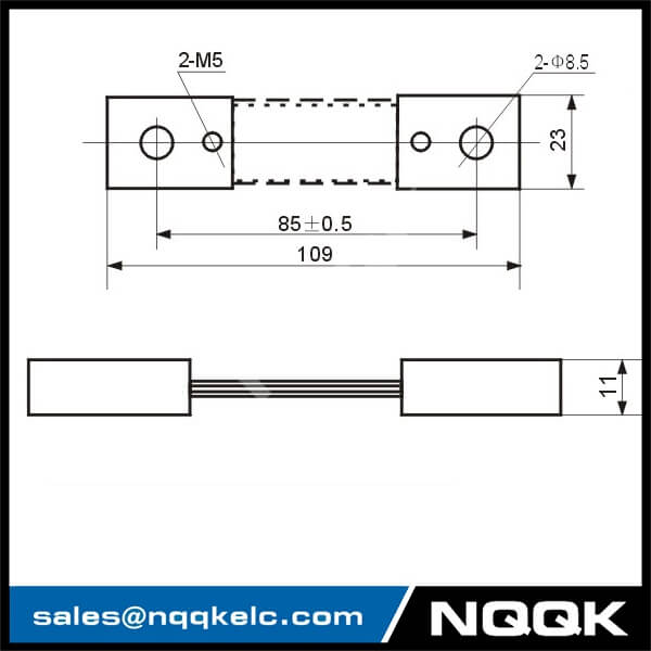 75-100A Voltmeter Ammeter Electric welding machine Dc current shunt resistor