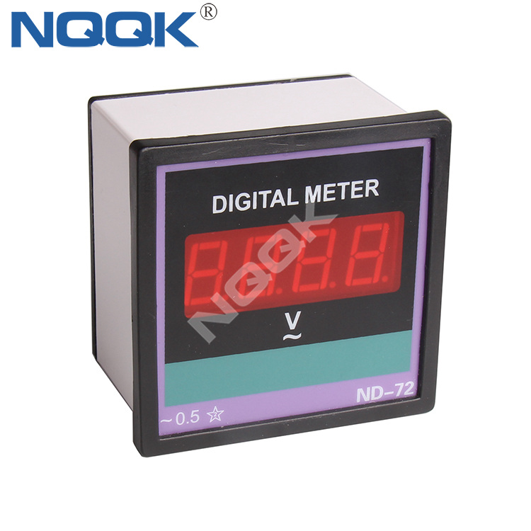 72mm Led Digital Voltage Meter Voltmeter
