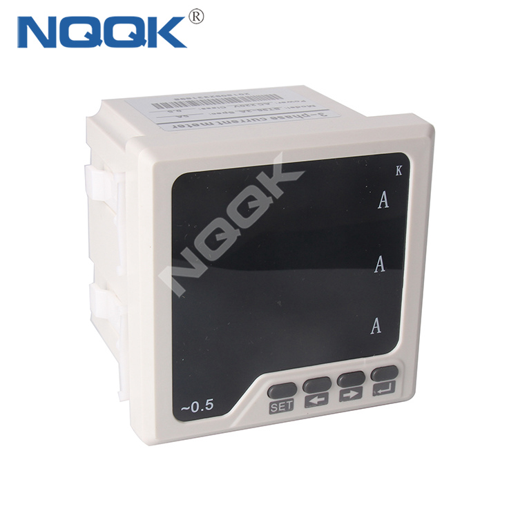 AC 200V 0.5 Class 5A 3 three phase digital ammeter current meter