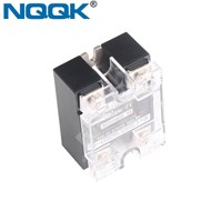 AC/AC 10-120A Single Phase AC SSR Solid State Relay with LED Indicator