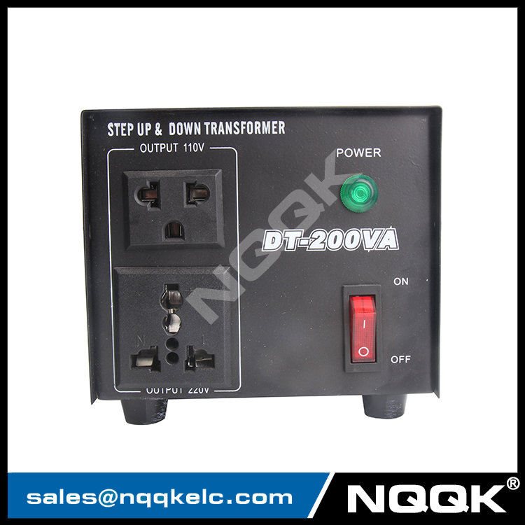 Power Voltage Converter DT-200W , Voltage Transformer , Step Up And Down Transformer