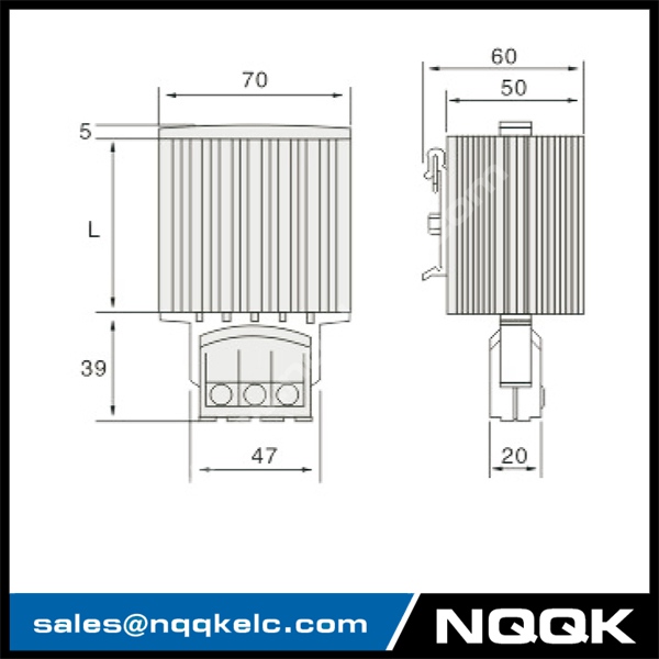 HG 140 HG140 series 15W to 150W Semiconductor outdoor heater, electrical heaters