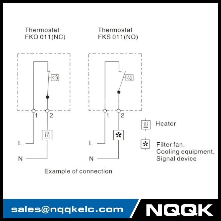 FKO 011 / FKS 011 small compact Temperature thermostat controller