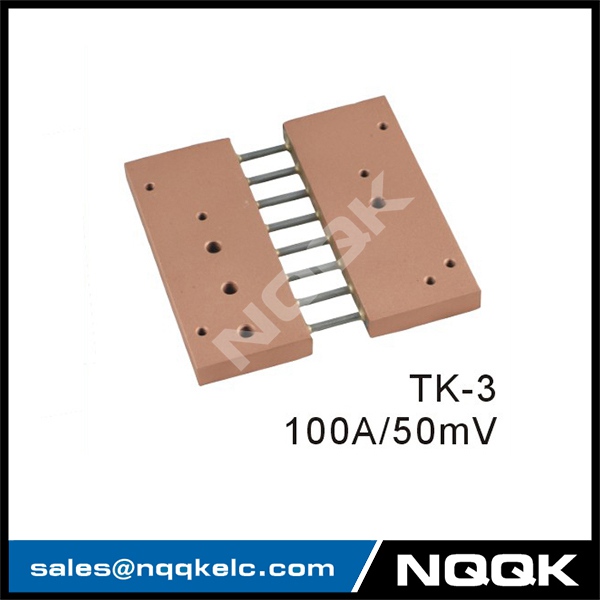 100A 50mV Turkey type Voltmeter Ammeter DC current Manganin shunt resistor