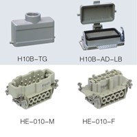 HDD 24 ~216 pin Insert Series rectangular plug socket heavy duty connector