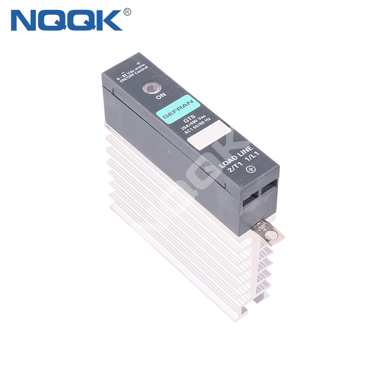 GTS-25/48-D-0 F000121 25A 480V Single phase solid state reply with heat sink
