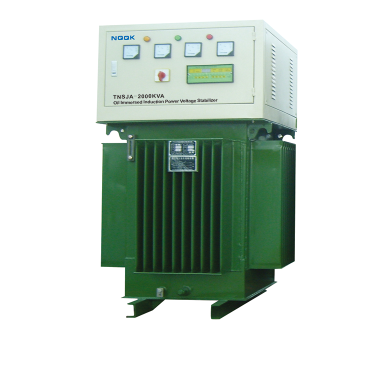 TNSJA 1600KVA to 2000KVA Oil Immersed Induction Stabilizer 3Phases Series voltage stabilizer regulator