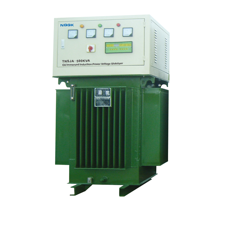 TNSJA 300KVA to 600KVA Oil Immersed Induction Stabilizer 3Phases Series voltage stabilizer regulator