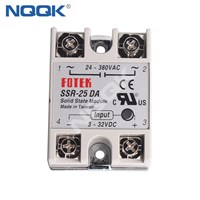 SSR-75DA 75A DC/AC Single Phase Direct Current SSR Solid State Relay