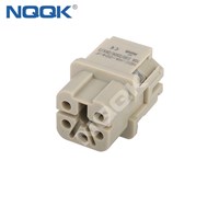 HA-004-F 4 pin Flame retardant female insert contacts heavy duty connector