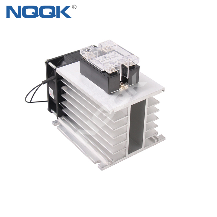 SSR-120VA 120A 380V 2W solid state relay voltage regulator with fan heat sink