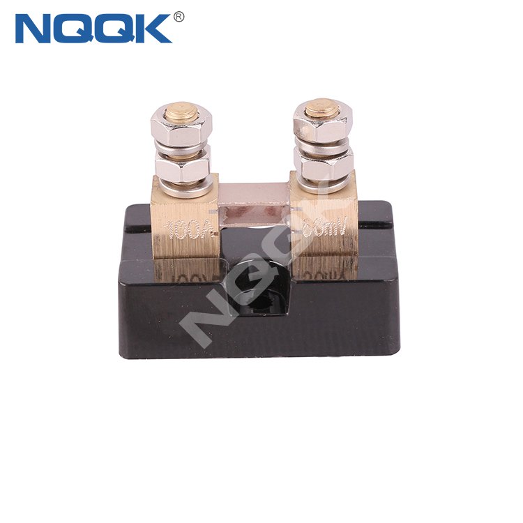 100A 50mV base Mounted dc current shunt resistor for Current Analogue Panel Meter