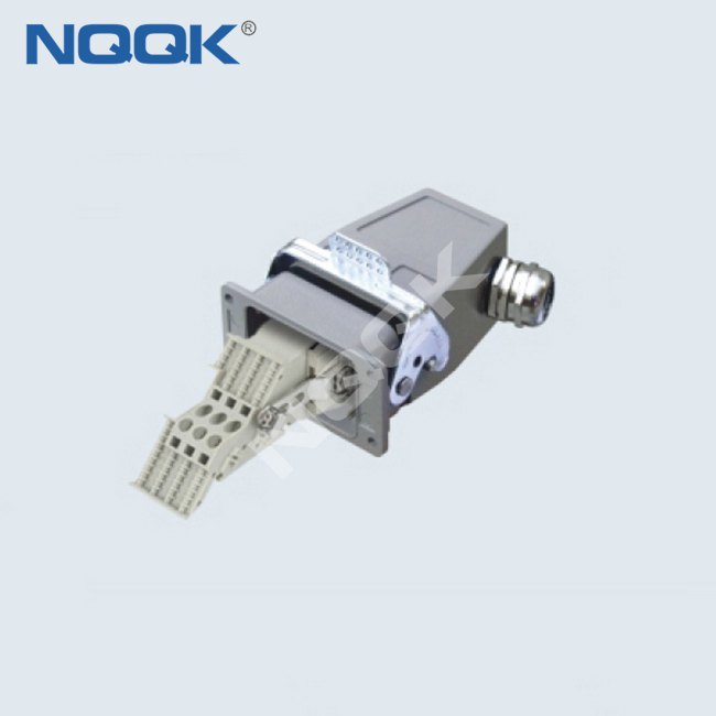 (HDC-HE-16/6-06D) 500V 16 pin 22pin Industrial rectangular waterproof heavy duty connector