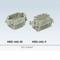HD Series HDD-024-M  crimp terminal industrial female male 24 pin Heavy Duty Connector