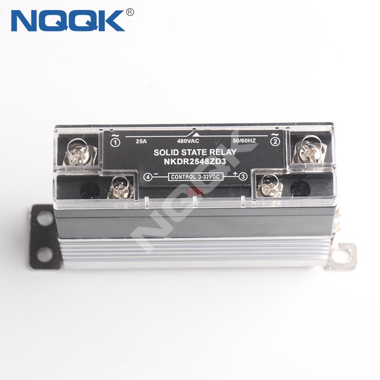china manufacturers Competitive price AC control DC 25 A single phase slim solid state relay with heatsink