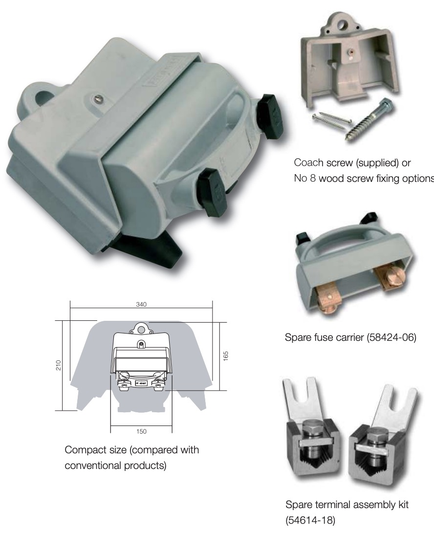 Mounted Cutout 400A Pole With Fuse