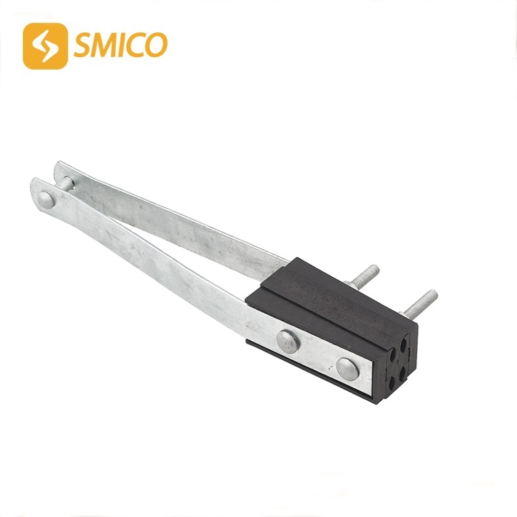Hot dip galvanized 4 core strain clamp 4x(25-120)mm²