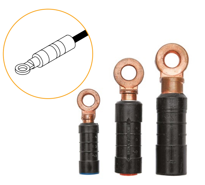 CPTAU pre-insulated bimetal lug for ABC cable