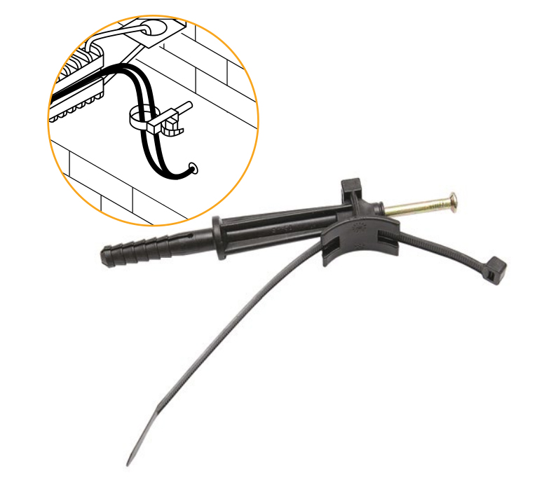Stainless steel & fixing nail in accordance with NFC 33-040