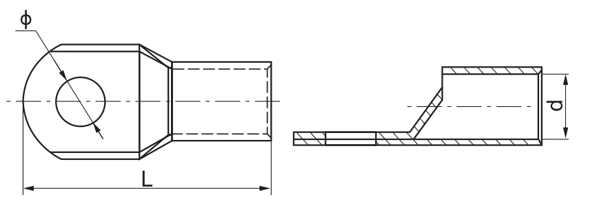 JM(JGK) E-Cu tin-plated cable lug LV ending fittings