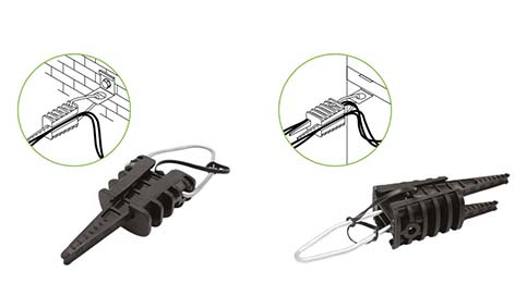 SELF-SUPPORTING ABC LINE INSTALLATION (2 CORE OR 4 CORE CONDUCTORS)