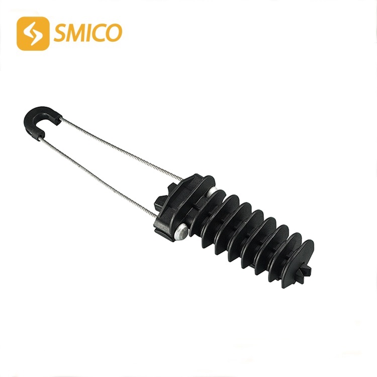 PA1500 25-50mm2 UV black flame resistant plastic anchor tension clamp