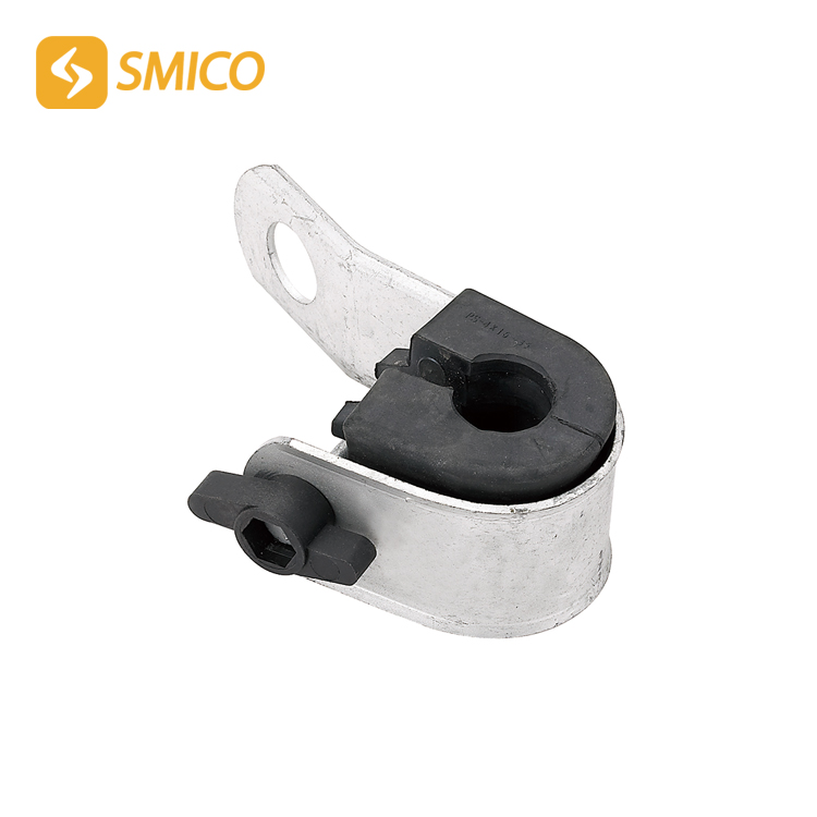 SHC-1 suspension clamp on poles for hanging a public light bundle