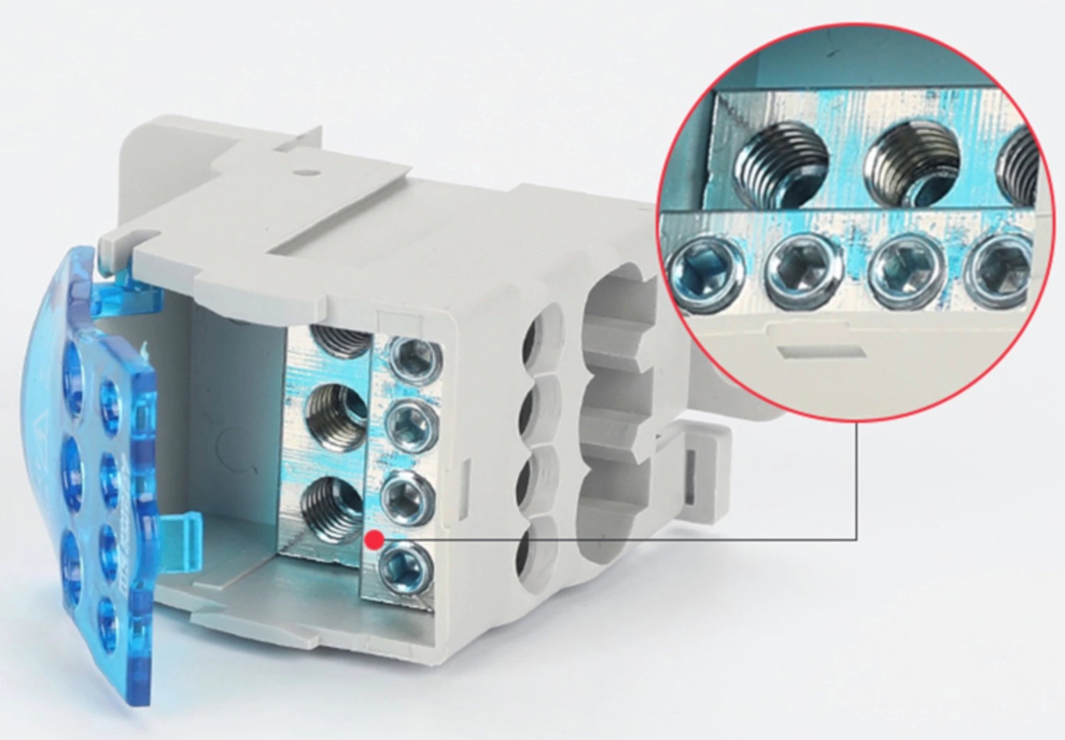 80A DIN Rail Distribuitor Box UKK terminal