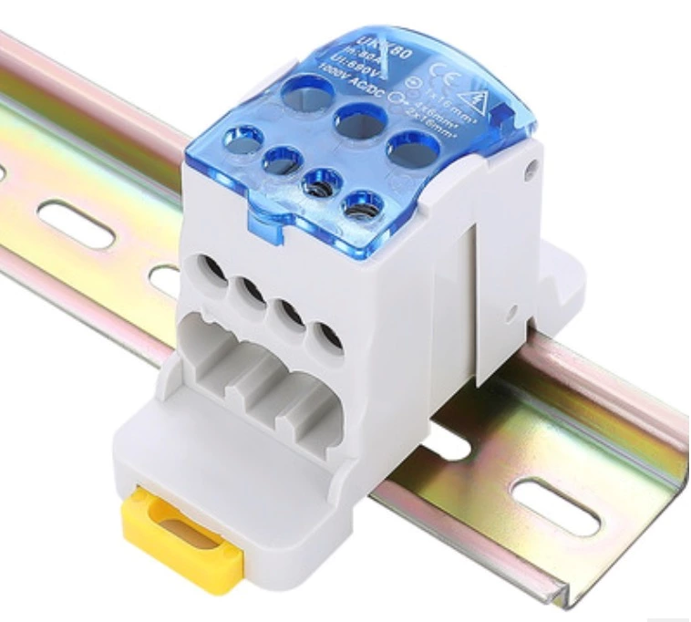 80A DIN Rail Distribuitor Box UKK terminal