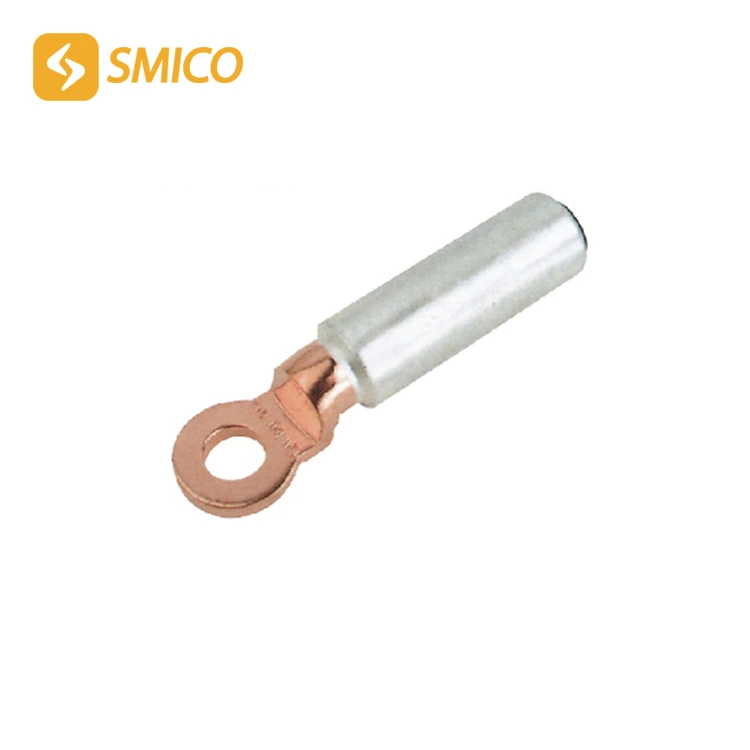 DTL-2 bright aluminium copper bimetal lug a type connector