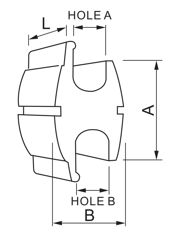 CPTH type 1 or 2  holes connector press type H aerial electrical fittings