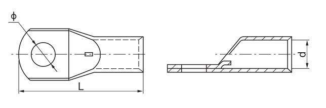 JM(JGY) E-Cu tin-plated cable and wire terminal