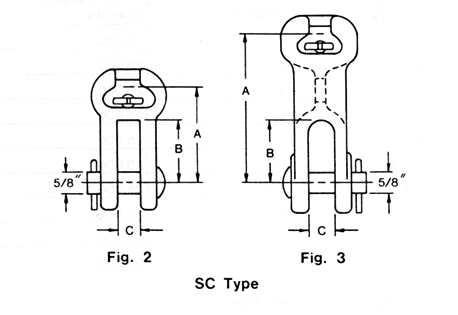 Socket clevis for used on the transmission line overhead line and power line