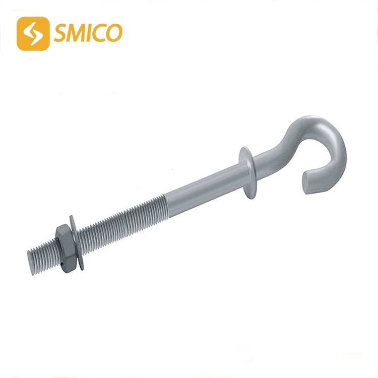Galvanized Pigtail eye Bolt for Electric Power Fittings