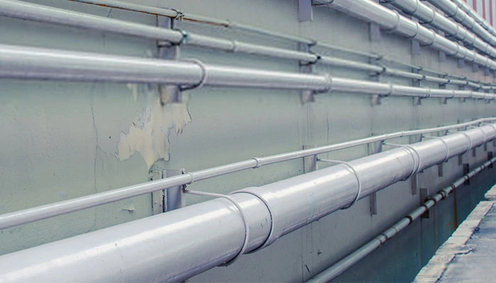 U bolt clamp for power and telecommunication line