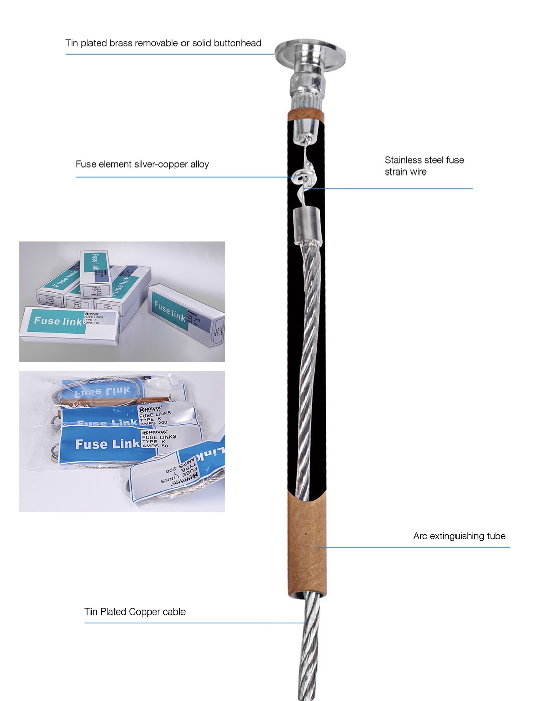 Hv Expulsion K Type High Voltage Fuse Link
