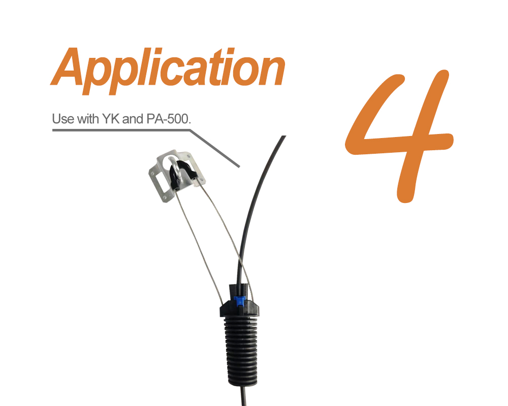 Optical fiber ADSS dead end clamp