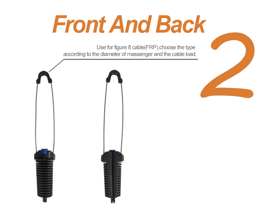 Optical fiber ADSS dead end clamp