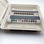 Junction boxes with sealed bars