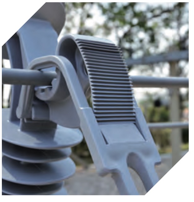 35kv ESPAÇADOR LOSANGULAR COM GARRAS