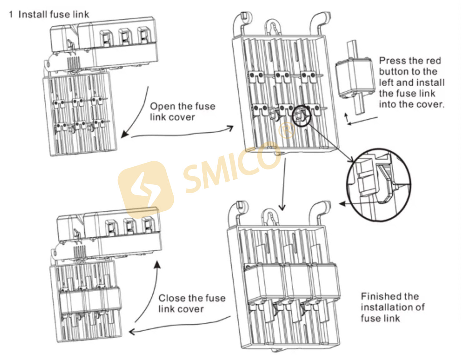 Outdoor pole mounted load break switch