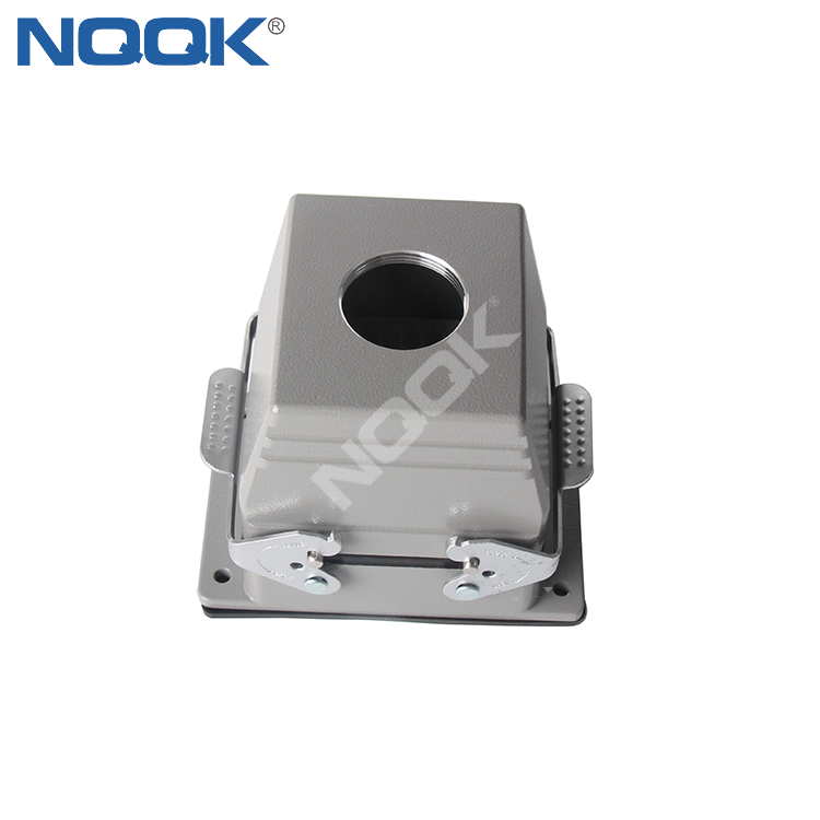 HDC-HE-032-02S 32pin combination HE-016-M HE-016-F H32B-TG H32B-AG Top entry heavy socket connector with 2 levers