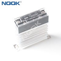 The newest ultra thin DC to AC 25 A single phase slim solid state relay with heat sink