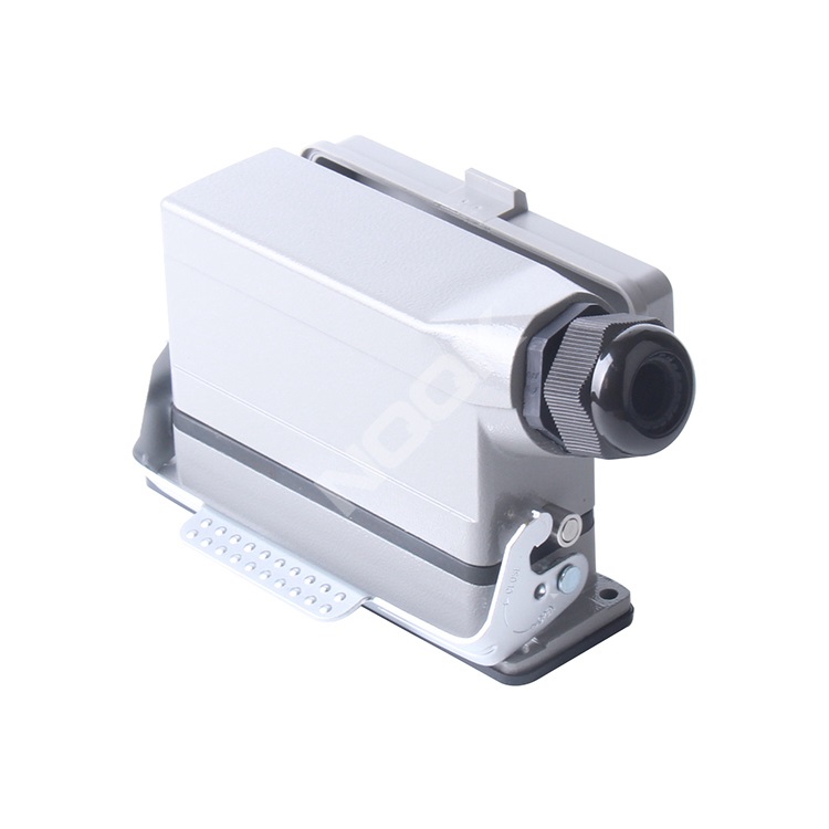 HDC-HE-024-01DB 24 pin 500V 16A Screw Terminal Rectangle heavy duty industrial connector