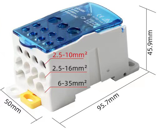 Din Rail Terminal Blocks UKK 400A
