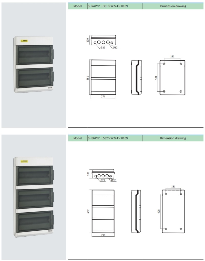 4 Way to 36 Way Distribution Box