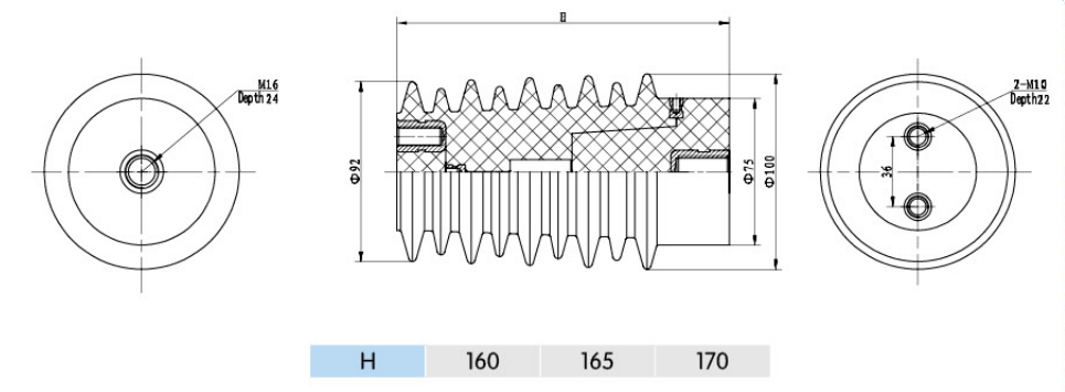 12KV Indoor High Voltage Real-time Display Equipment Epoxy sensor SO104-12