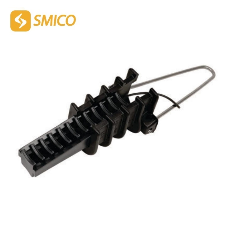 Pinza de anclaje plástica para conductores concéntricos o preensamblados