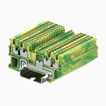 PT1.5-4-PE push in spring guide rail terminal