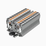 PT10-2-G in line spring guide rail terminal